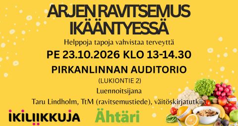 Arjen ravitsemus luento 2026