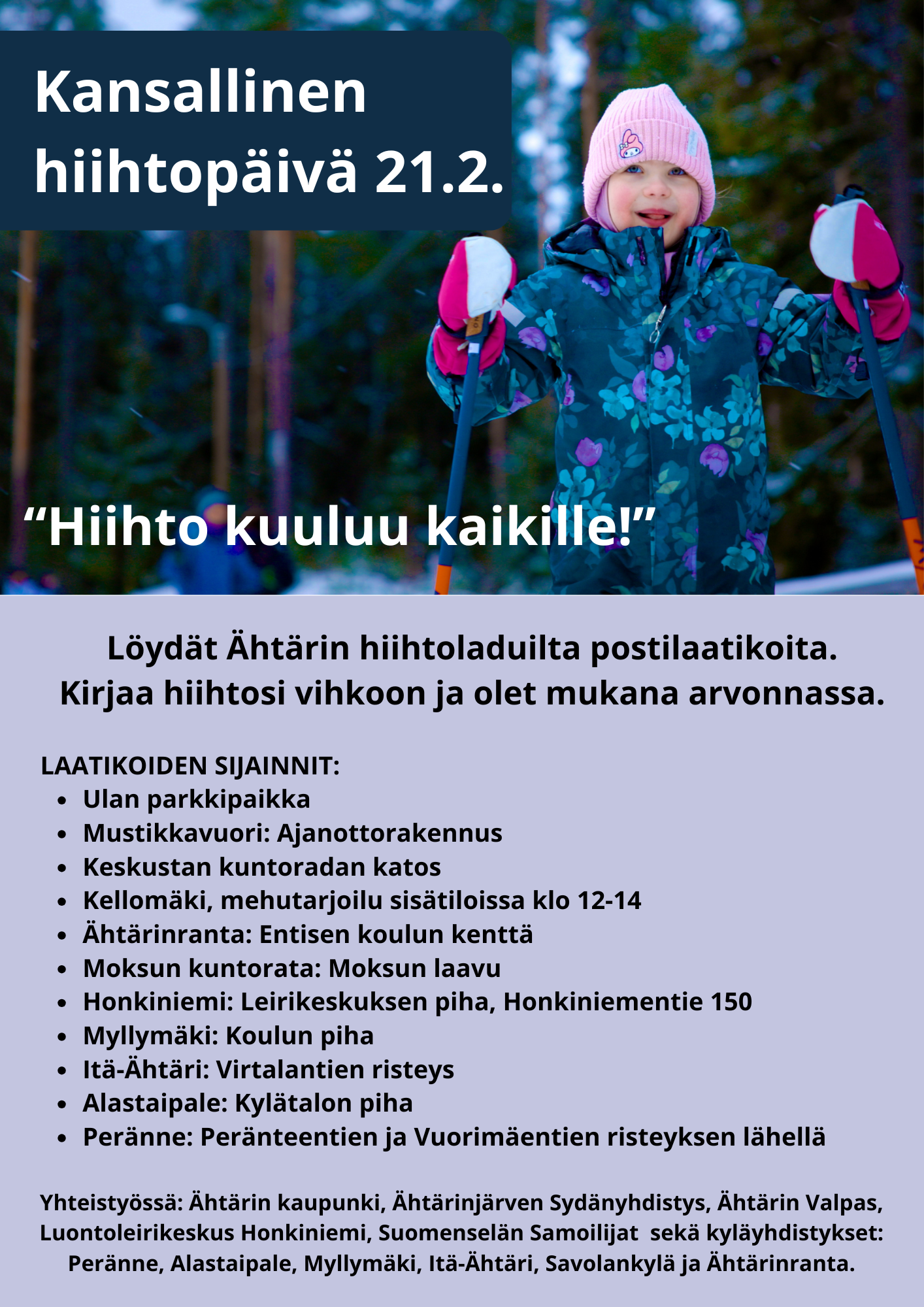 Kansallinen hiihtopäivä 2026 Mainos
