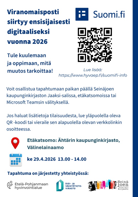 Suomi.fi tapahtuman etäkatsomon mainos