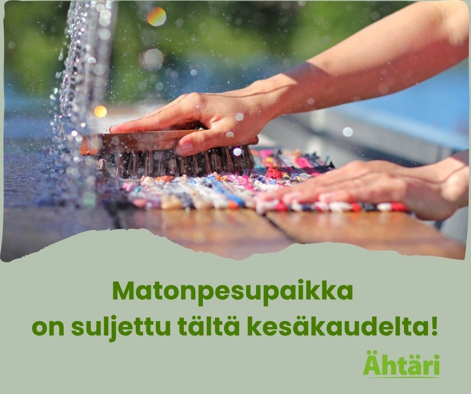 matonpesupaikka suljettu 2026
